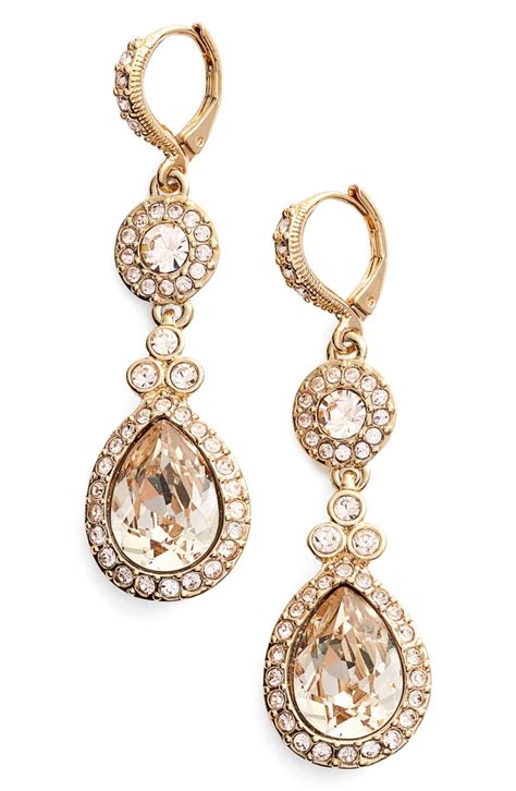 givenchy wingate drop earring lord and taylor|Givenchy Gold.